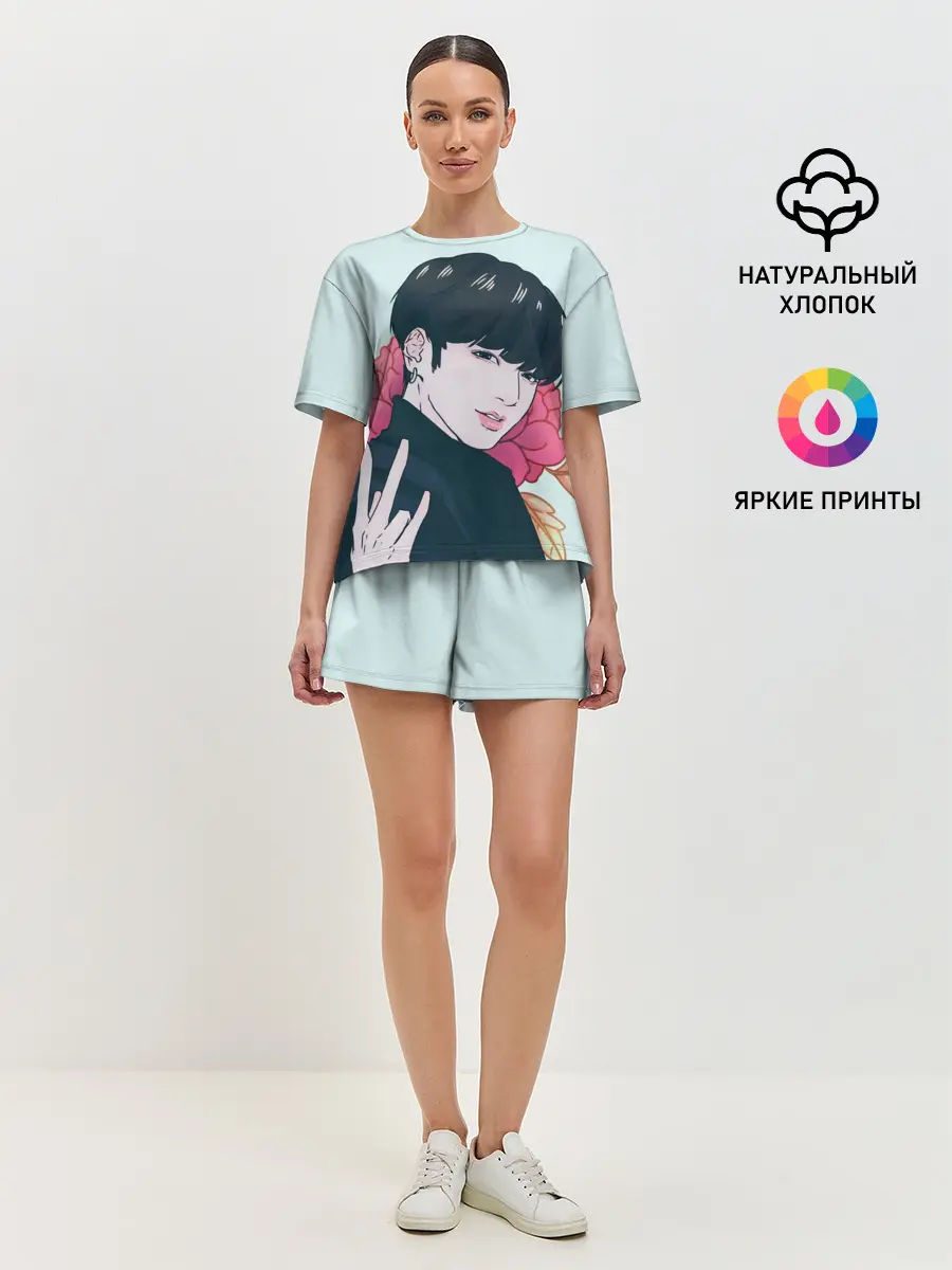 Женская пижама с шортами / Мин Юнги