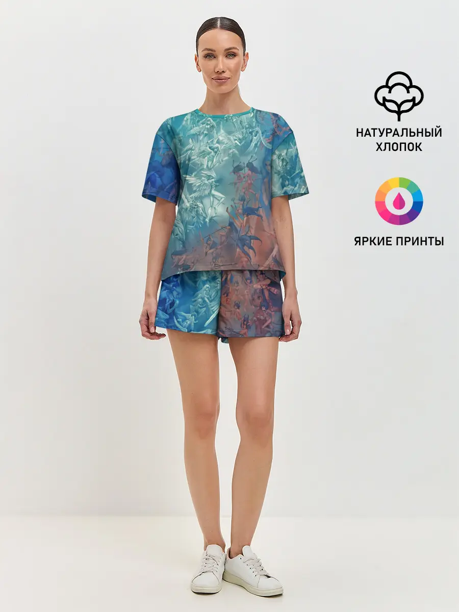 Женская пижама с шортами / Ангелы и Демоны