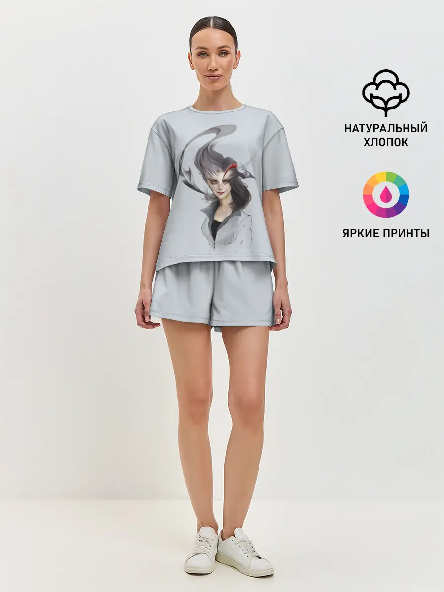 Женская пижама с шортами / Паразит Рэйко