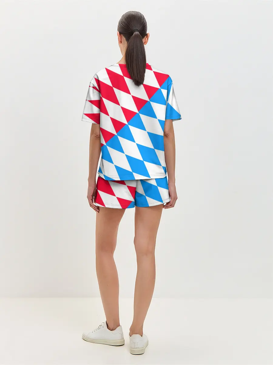 Женская пижама с шортами / ФК БАВАРИЯ / BAYERN / МЮНХЕН