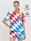 Женская пижама с шортами / ФК БАВАРИЯ / BAYERN / МЮНХЕН