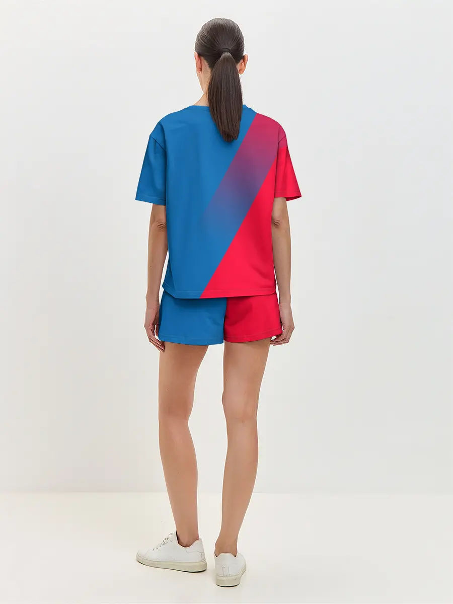 Женская пижама с шортами / ФК БАВАРИЯ / BAYERN / ГРАДИЕНТ