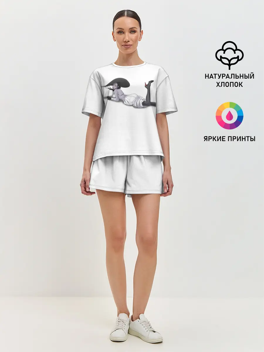 Женская пижама с шортами / Tall Vampire Lady. RE