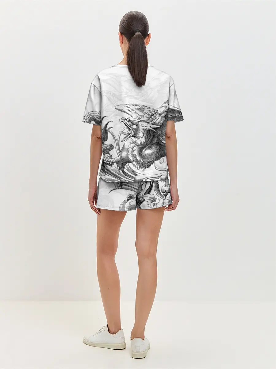 Женская пижама с шортами / Грифон