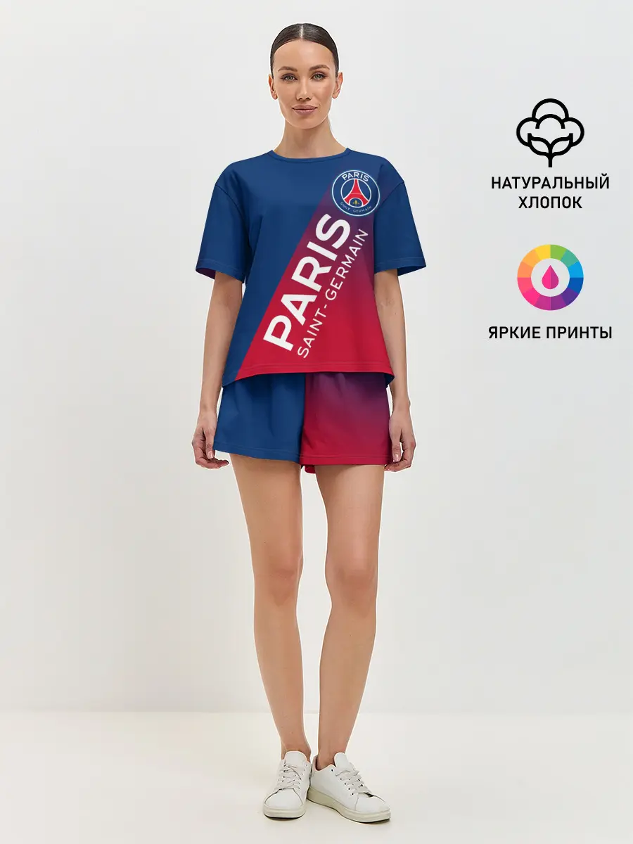 Женская пижама с шортами / ФК ПСЖ / PARIS SAINT GERMAIN