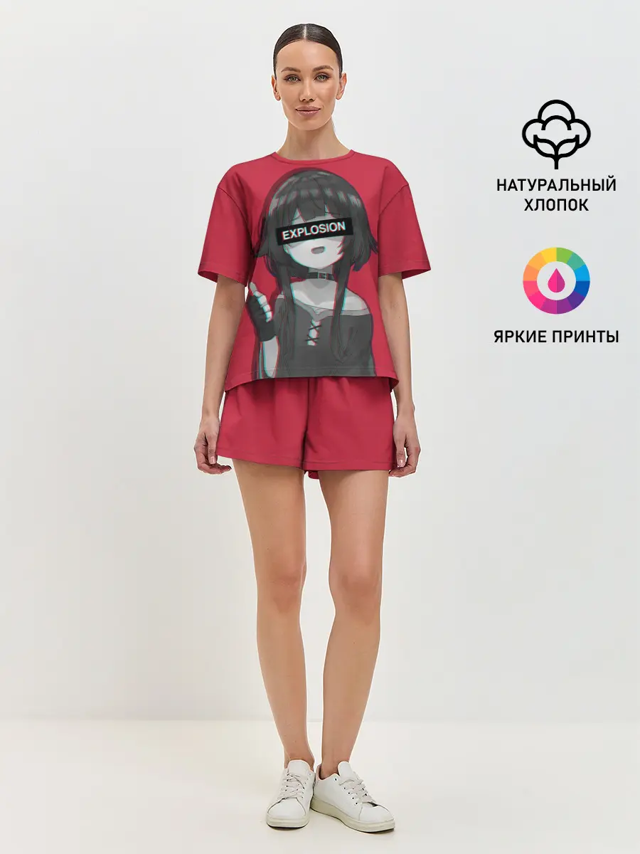 Женская пижама с шортами / Megumin Konosuba Мегумин