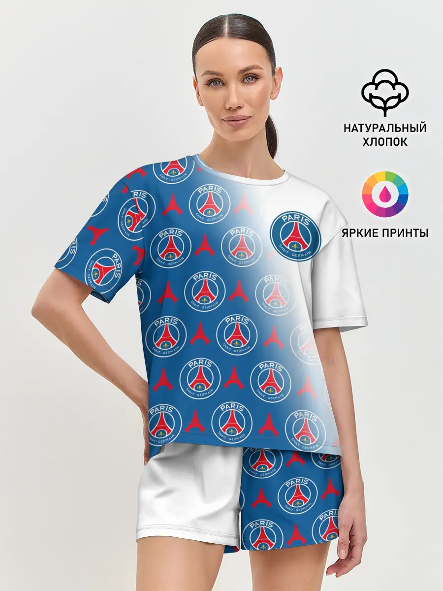 Женская пижама с шортами / ФК ПСЖ / PARIS SAINT GERMAIN