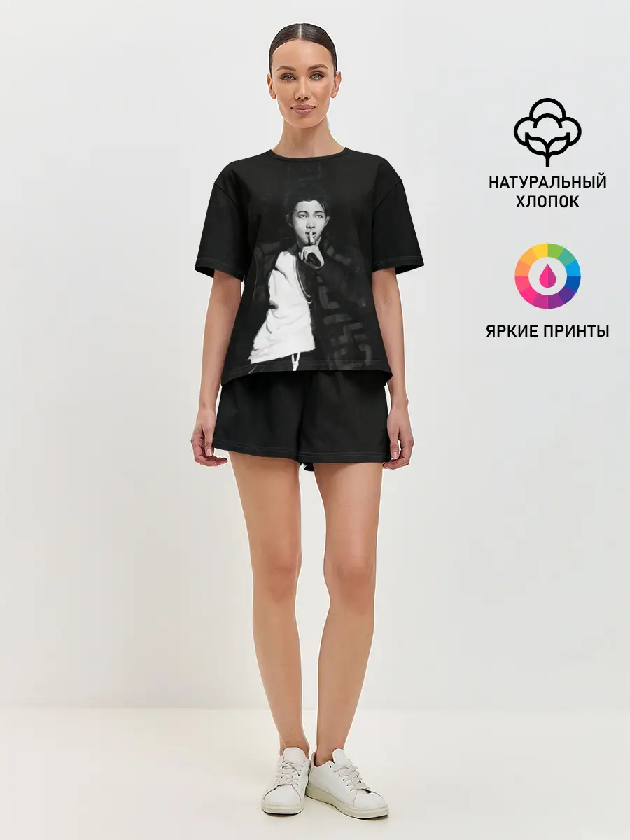 Женская пижама с шортами / Namjoon black