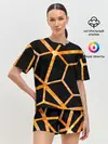 Женская пижама с шортами / Hexagon