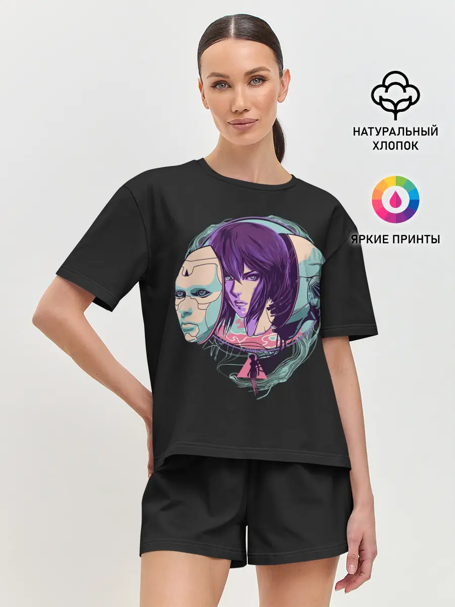 Женская пижама с шортами / Мотоко Арт