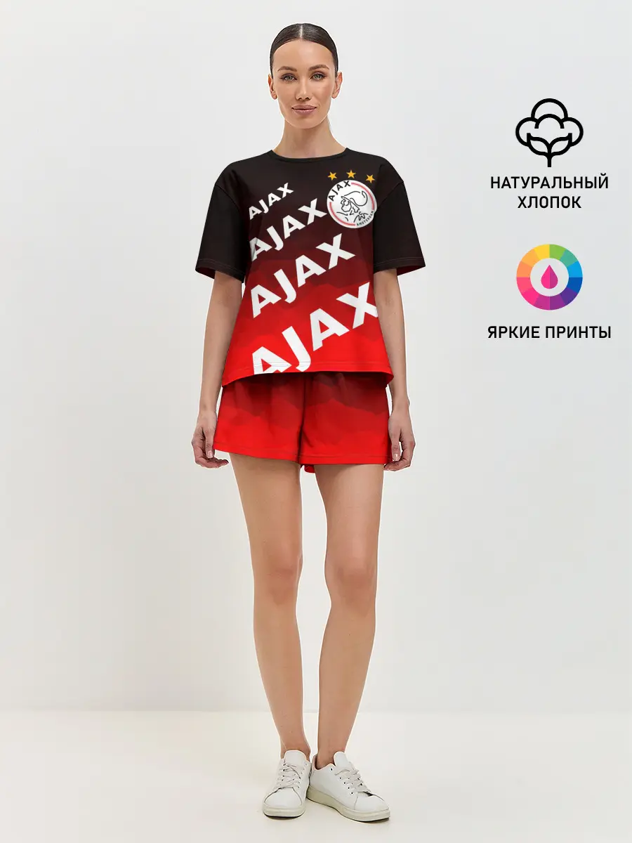 Женская пижама с шортами / FC AJAX AMSTERDAM / ФК АЯКС