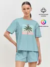 Женская пижама с шортами / Летние ощущения