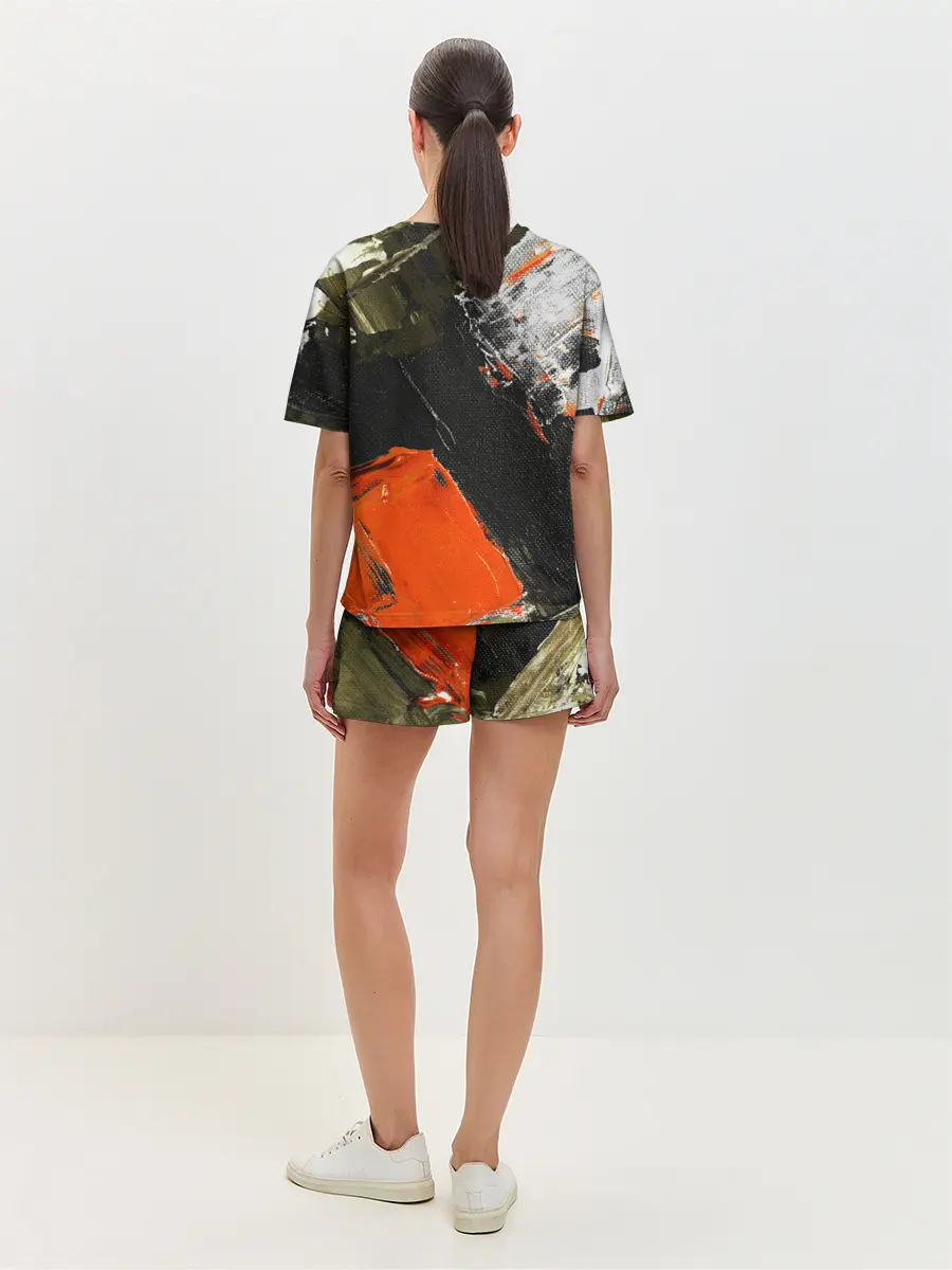 Женская пижама с шортами / Современное искусство