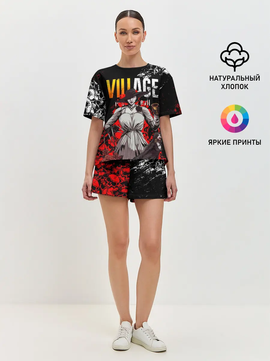 Женская пижама с шортами / RESIDENT EVIL 8 / ДИМИТРЕСКУ