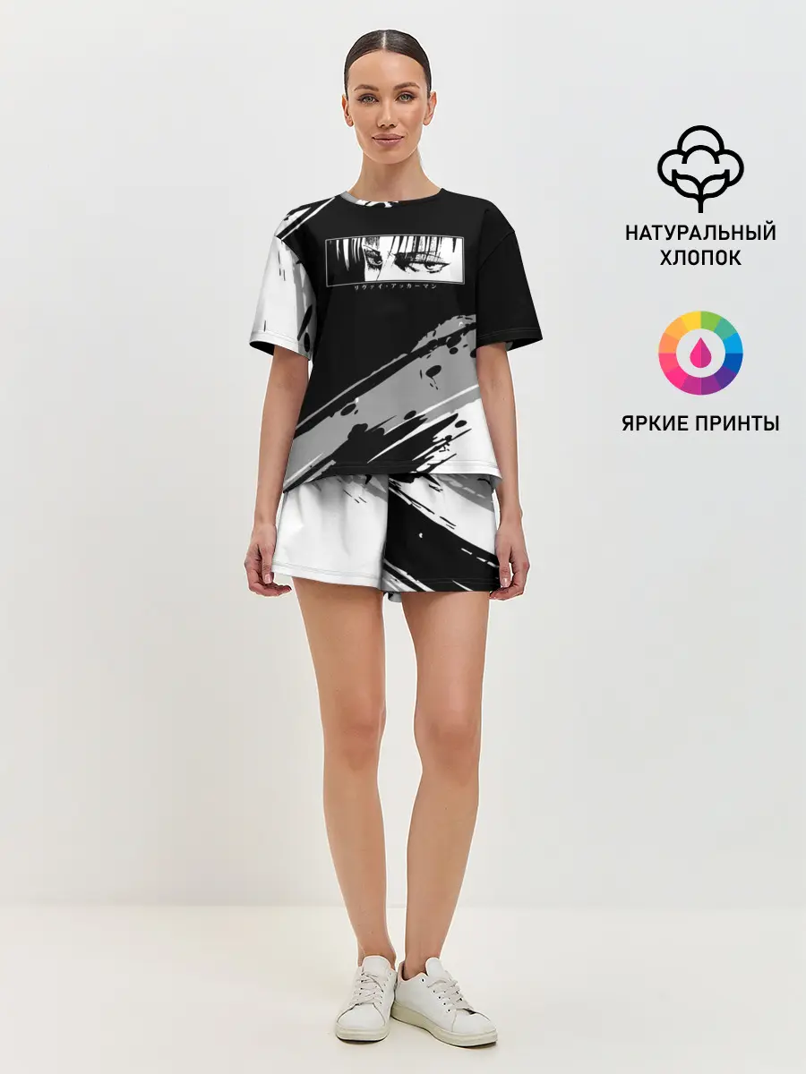 Женская пижама с шортами / LEVIS SAD EYES