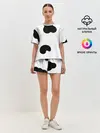 Женская пижама с шортами / Cow print