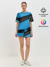 Женская пижама с шортами / Blue Sport Style
