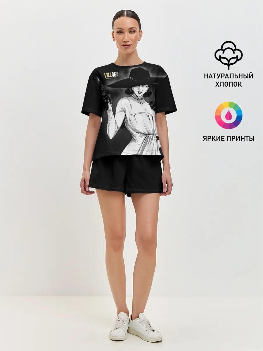 Женская пижама с шортами / Lady Alcina Dimitrescu