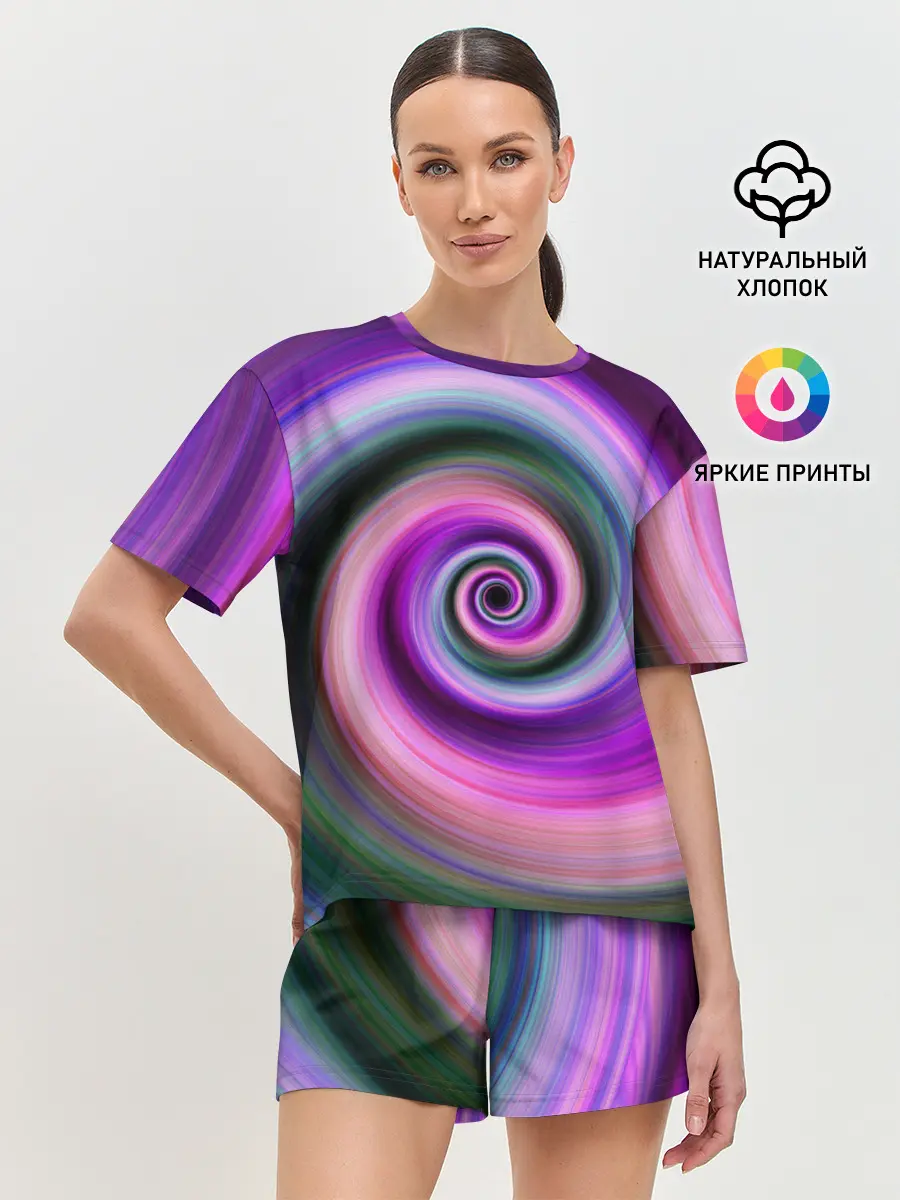 Женская пижама с шортами / Вихрь Красок