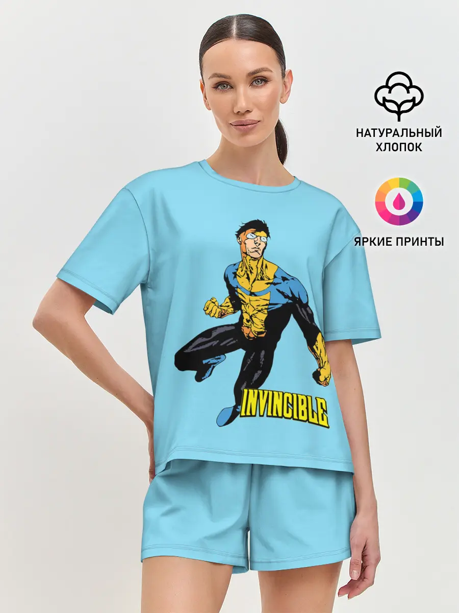 Женская пижама с шортами / Invincible / Неуязвимый