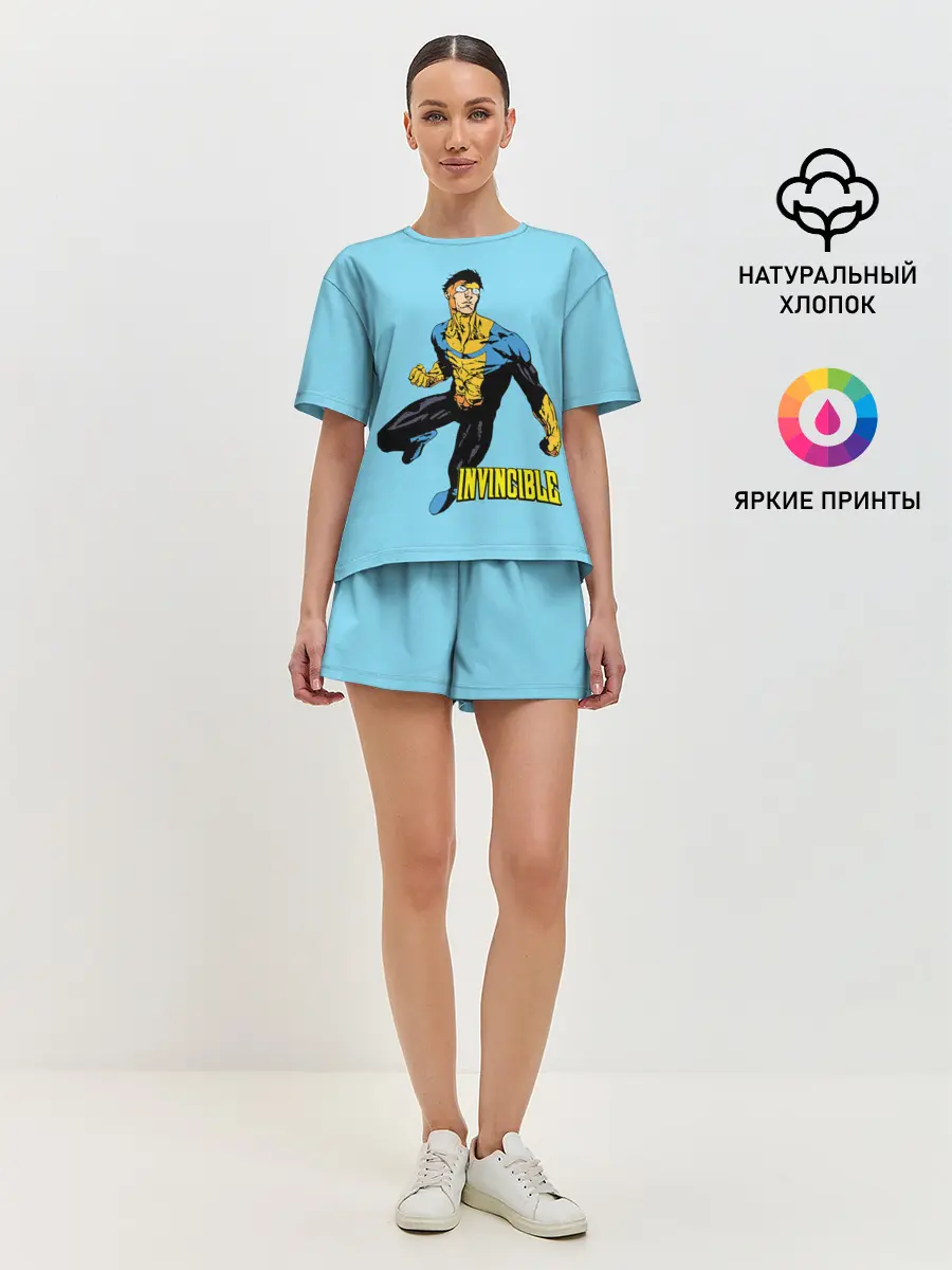 Женская пижама с шортами / Invincible / Неуязвимый