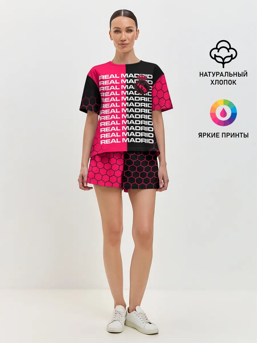 Женская пижама с шортами / REAL MADRID / РЕАЛ МАДРИД