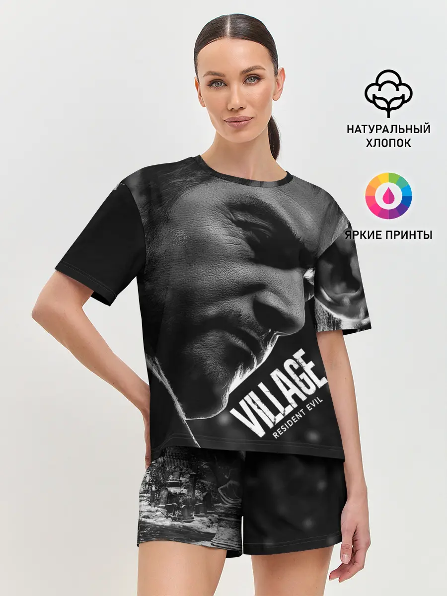 Женская пижама с шортами / RESIDENT EVIL 8 VILLAGE