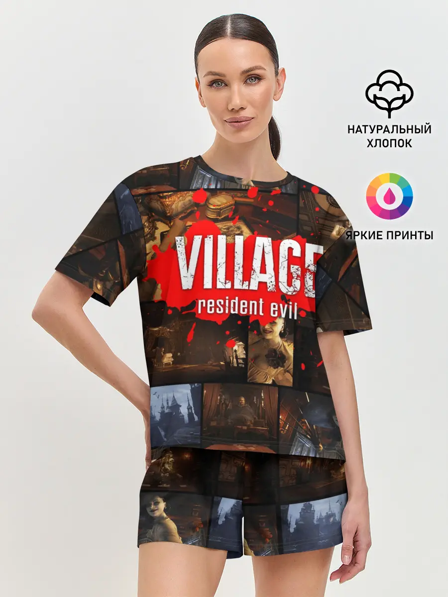 Женская пижама с шортами / RESIDENT EVIL 8 VILLAGE