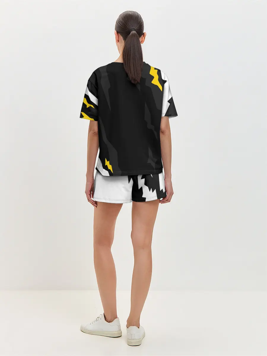 Женская пижама с шортами / JUVENTUS / ЮВЕНТУС / ПОРЕЗЫ