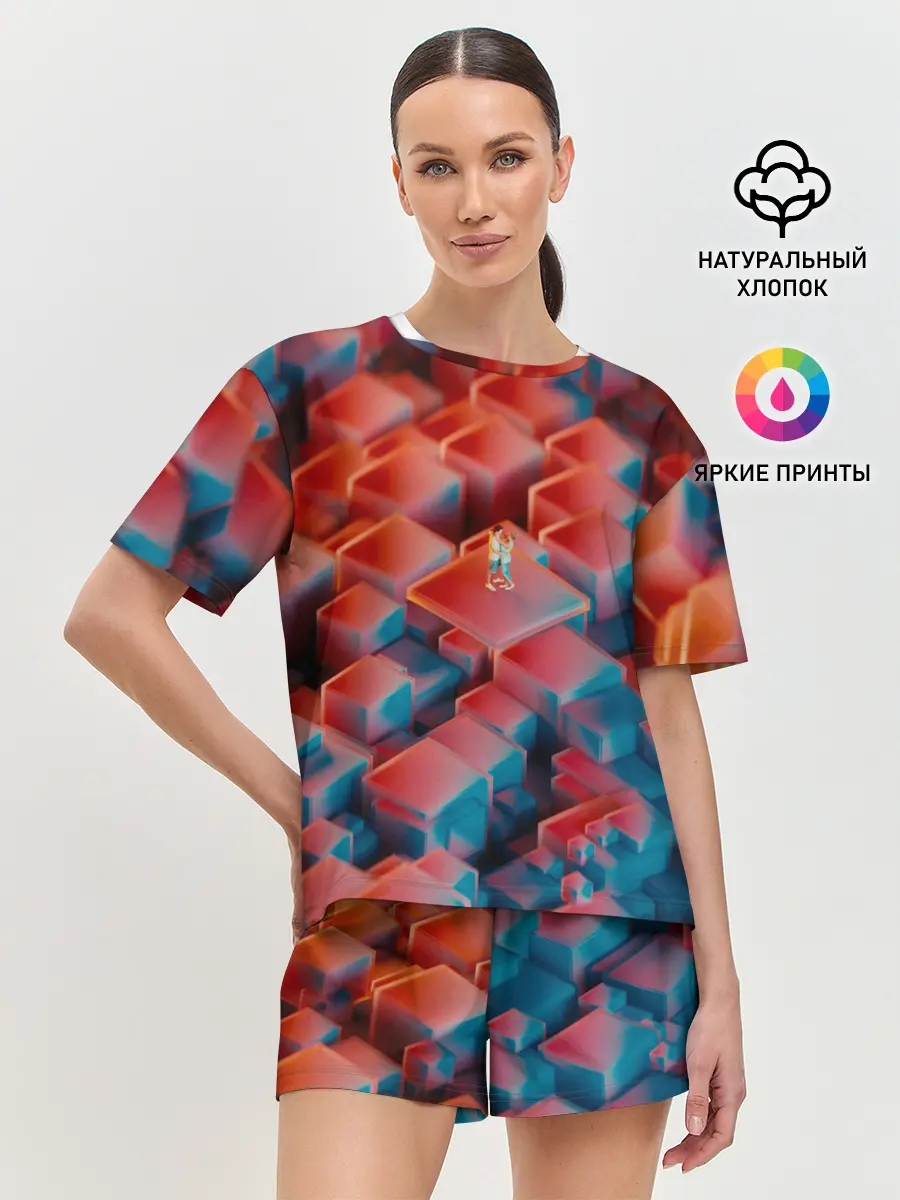 Женская пижама с шортами / Пара