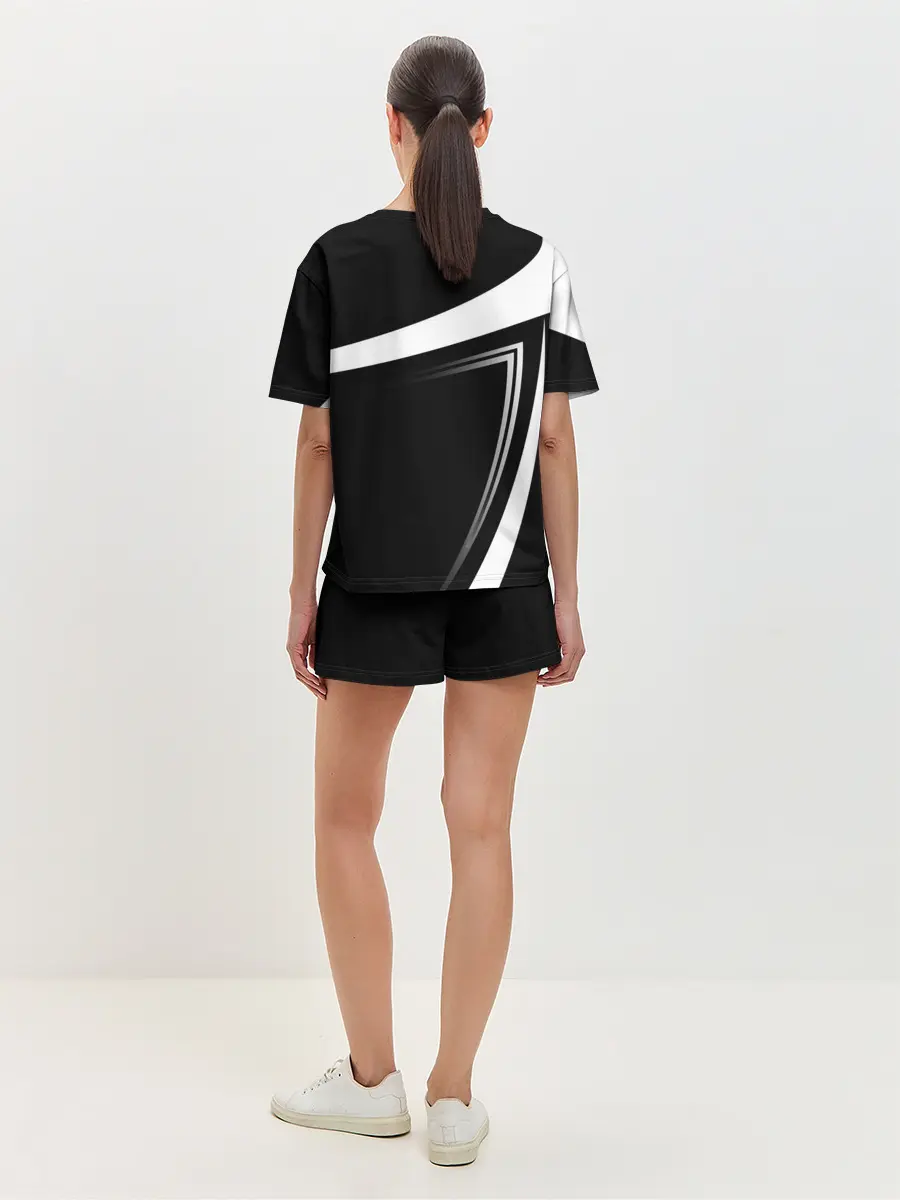 Женская пижама с шортами / JUVENTUS / ЮВЕНТУС / ПОЛОСЫ