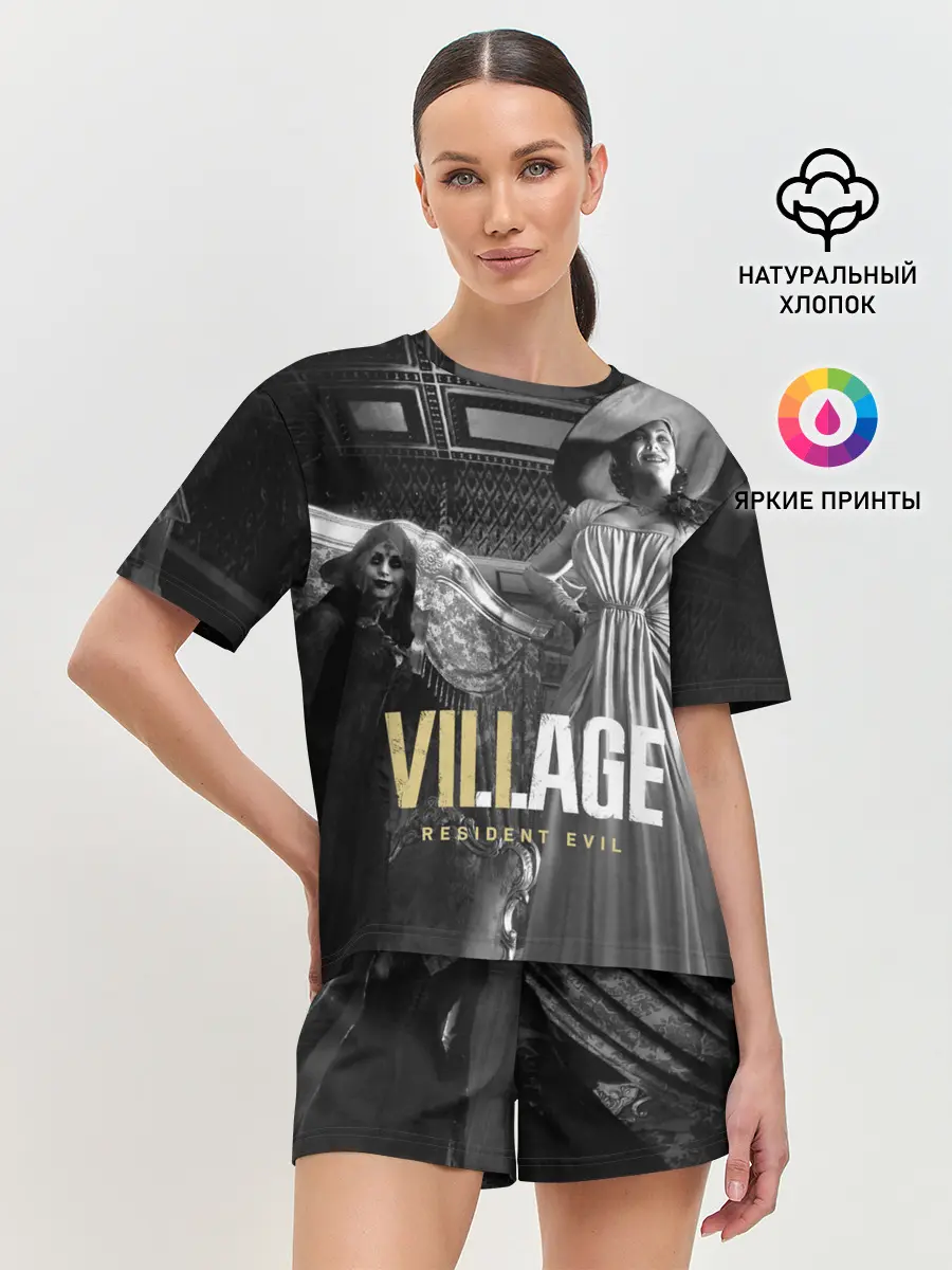 Женская пижама с шортами / Lady Alcina Dimitrescu