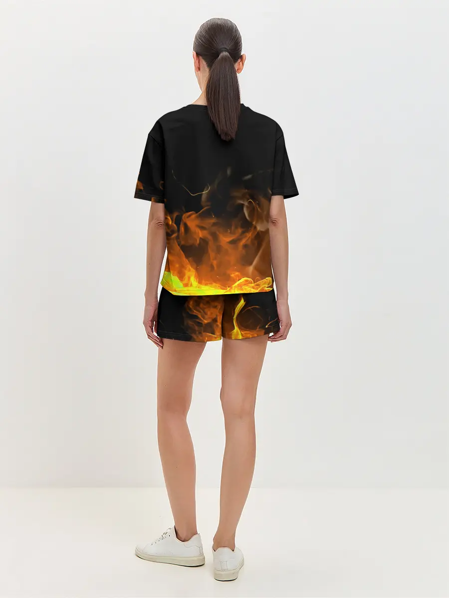 Женская пижама с шортами / Секре Сваллотейл в огне Неро