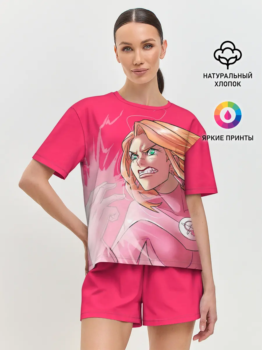 Женская пижама с шортами / Атом Ева