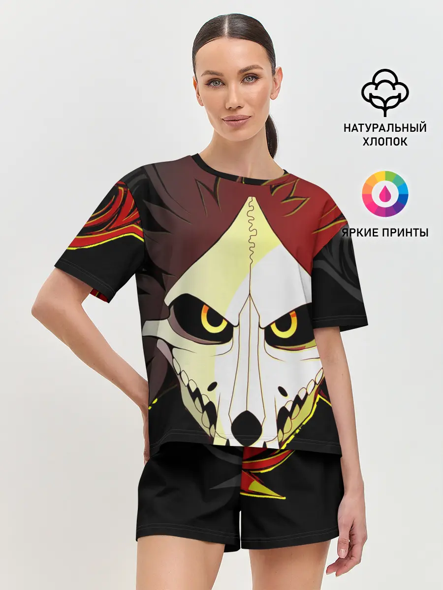 Женская пижама с шортами / Взгляд фурини