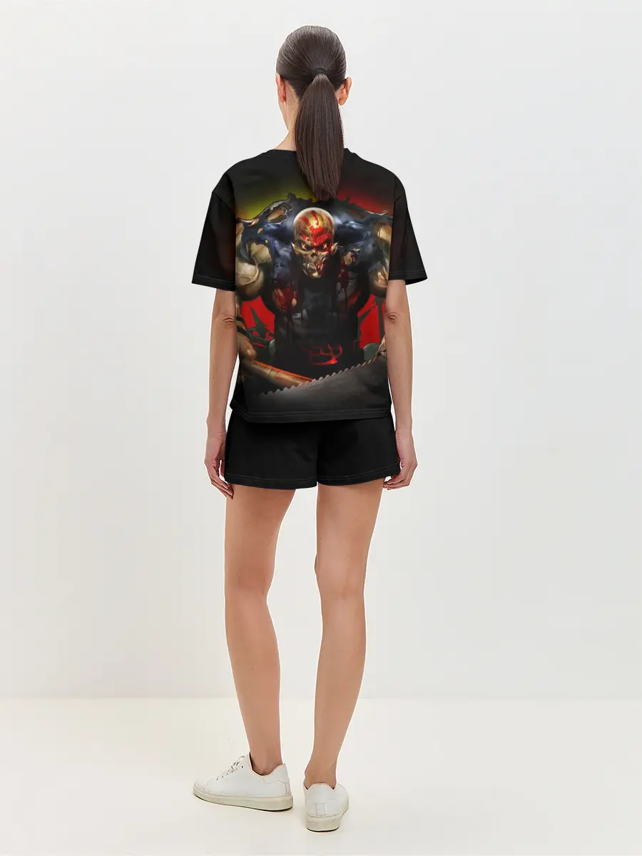 Женская пижама с шортами / Five Finger Death Punch Skull