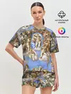 Женская пижама с шортами / Микеланджело страшный суд