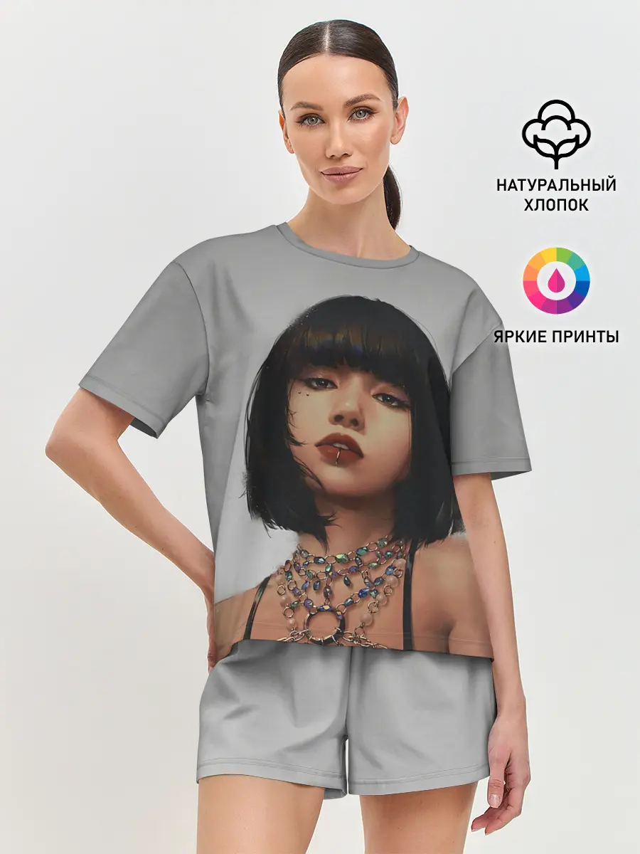 Женская пижама с шортами / Hot Lisa