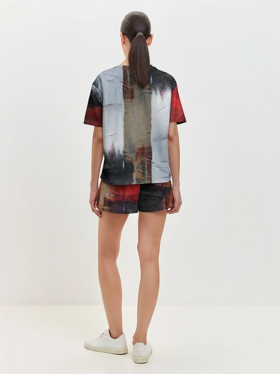 Женская пижама с шортами / Абстракция Красок