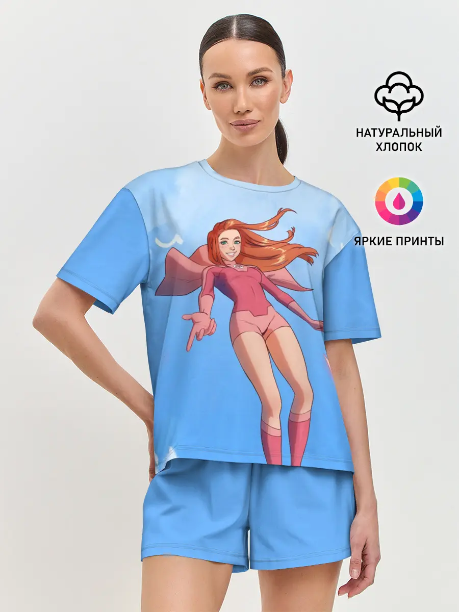 Женская пижама с шортами / Атомная Ева