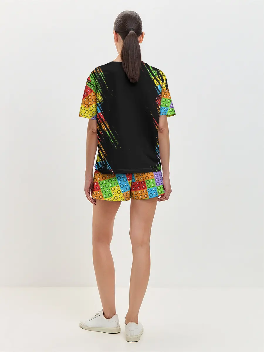 Женская пижама с шортами / POP IT / SIMPLE DIMPLE