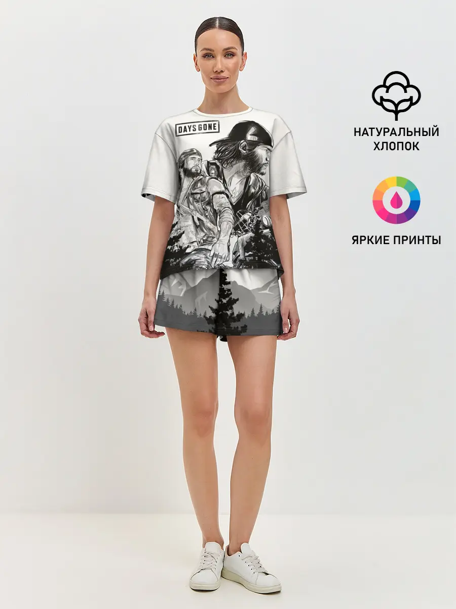 Женская пижама с шортами / Days Gone