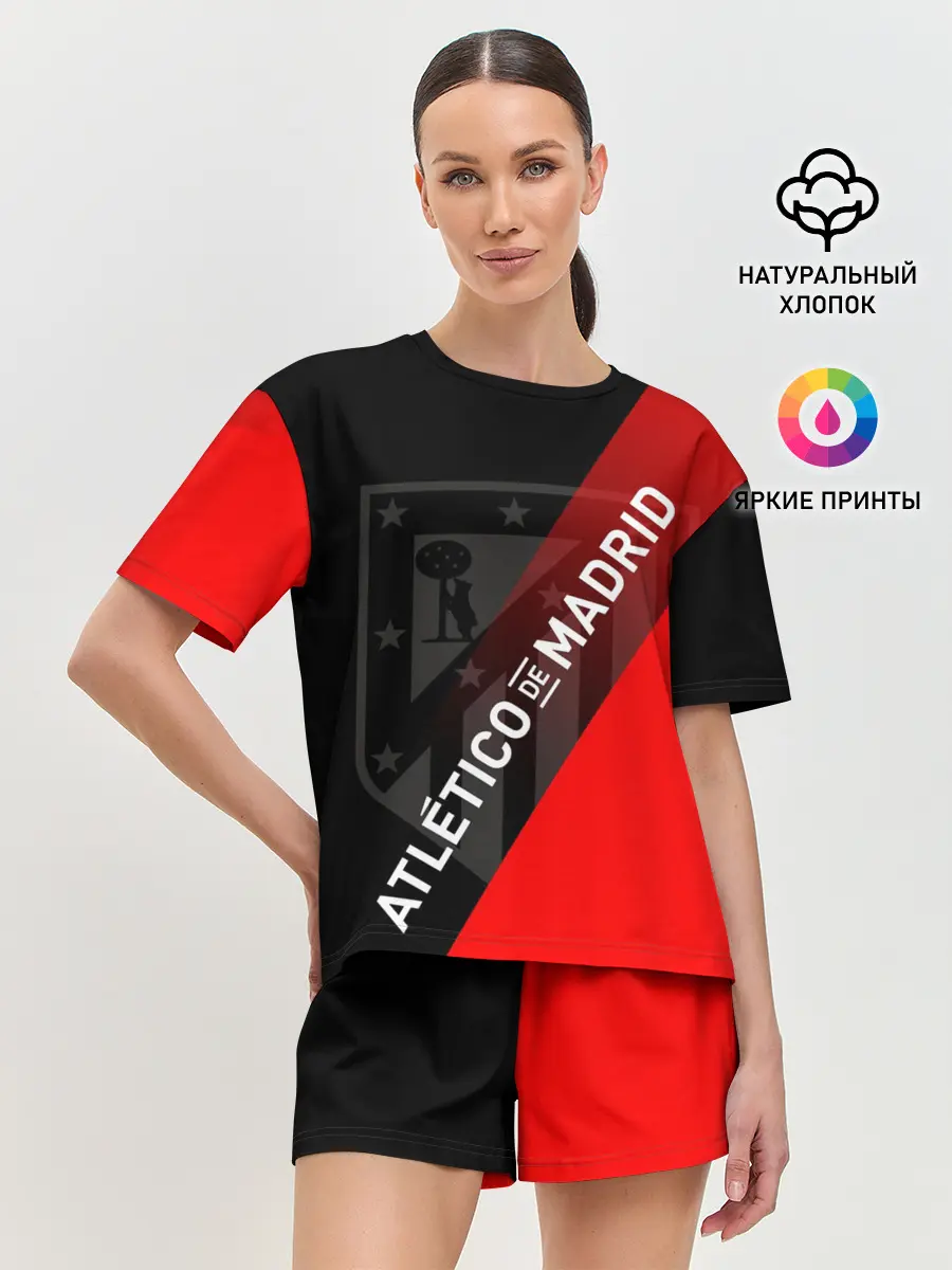 Женская пижама с шортами / АТЛЕТИКО МАДРИД / ATLETICO