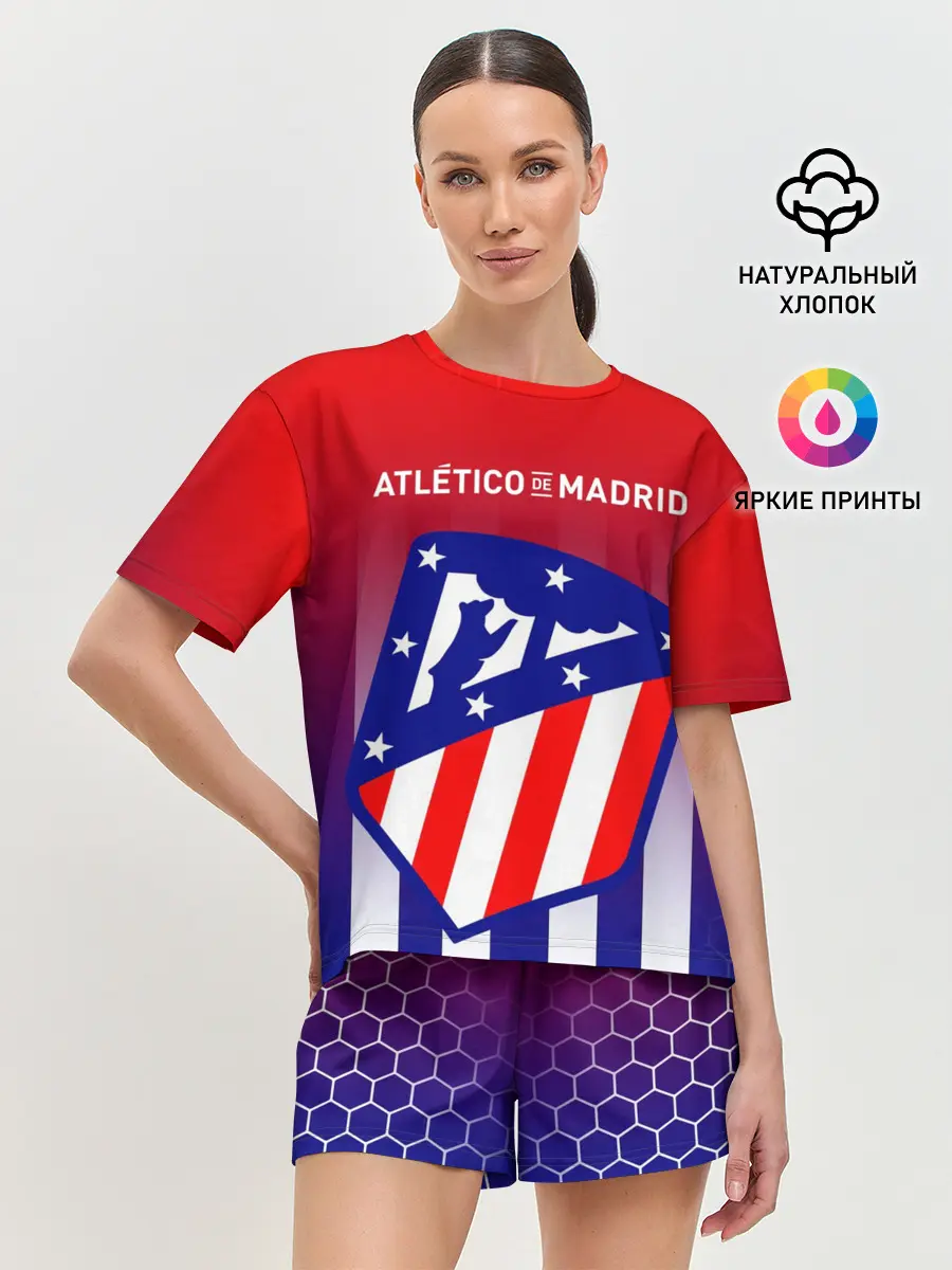Женская пижама с шортами / ATLETICO DE MADRID / АТЛЕТИКО