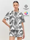 Женская пижама с шортами / Зебра