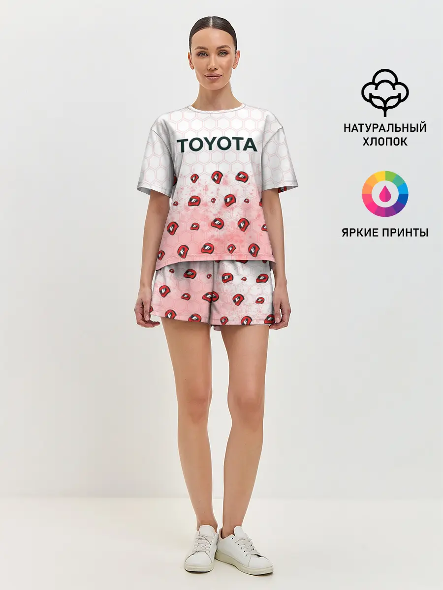 Женская пижама с шортами / Тойота - Racing