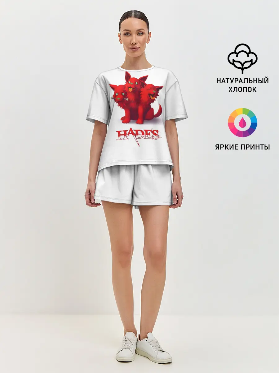 Женская пижама с шортами / Hades wolf