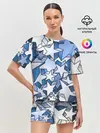 Женская пижама с шортами / Магические звезды