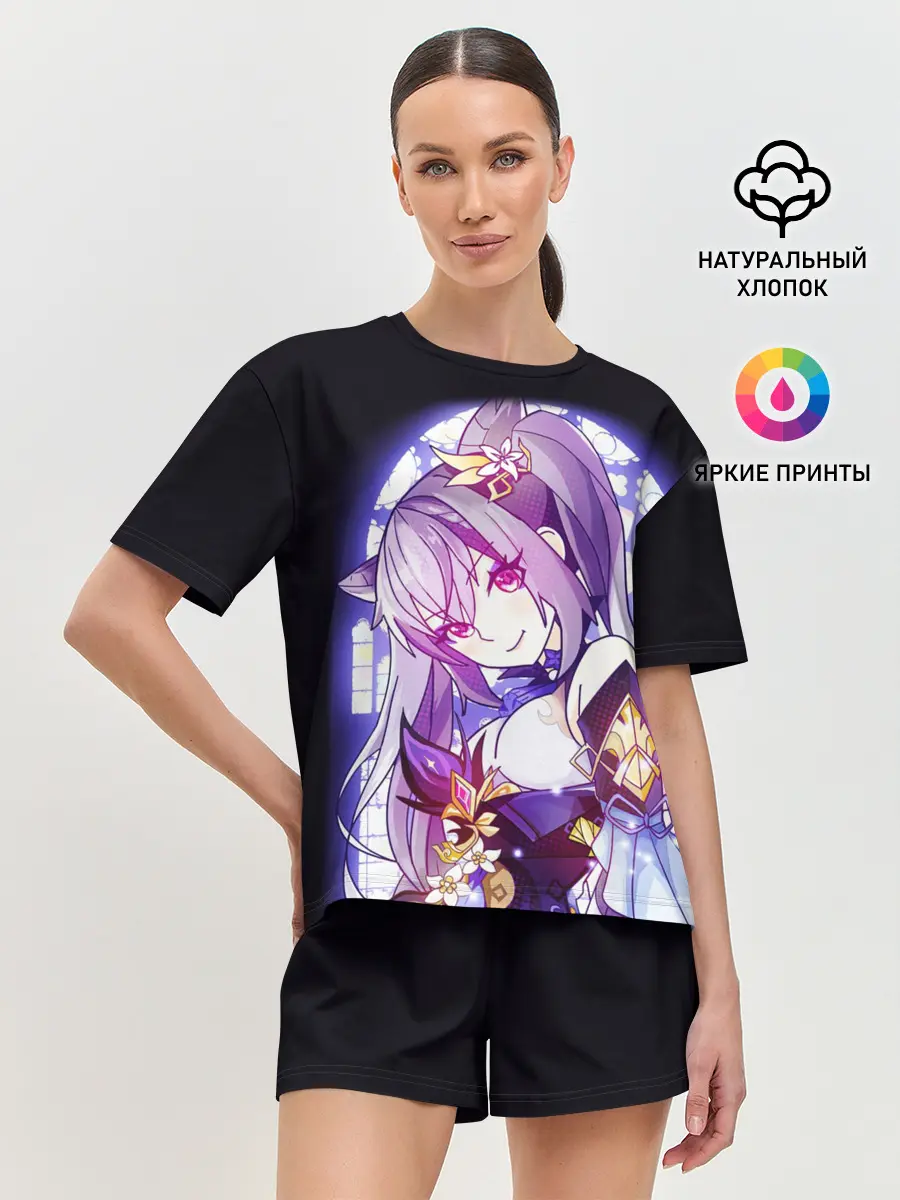 Женская пижама с шортами / Keqing - Genshin Impact