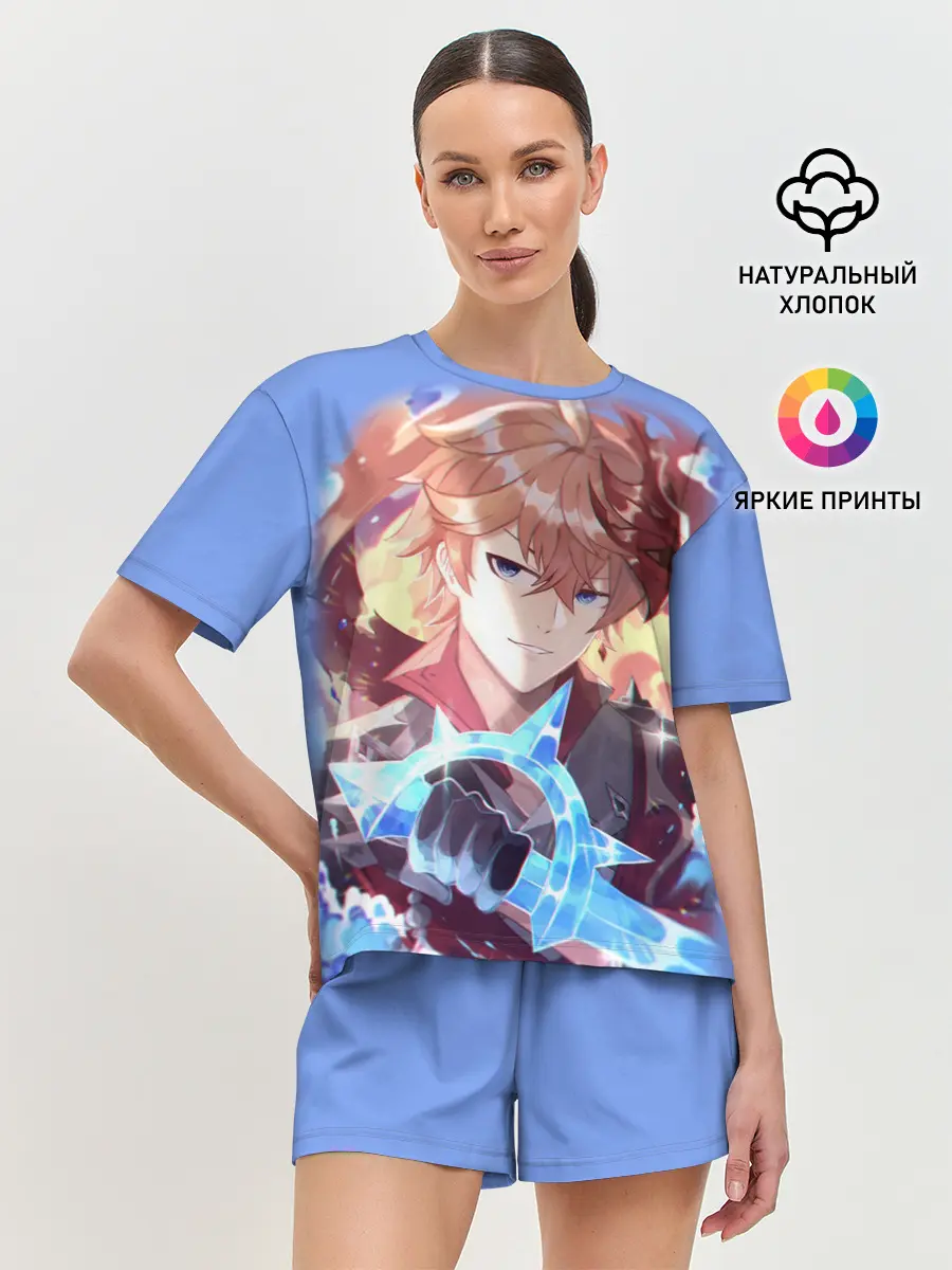 Женская пижама с шортами / ТАРТАЛЬЯ / ГЕНШИН ИМПАКТ